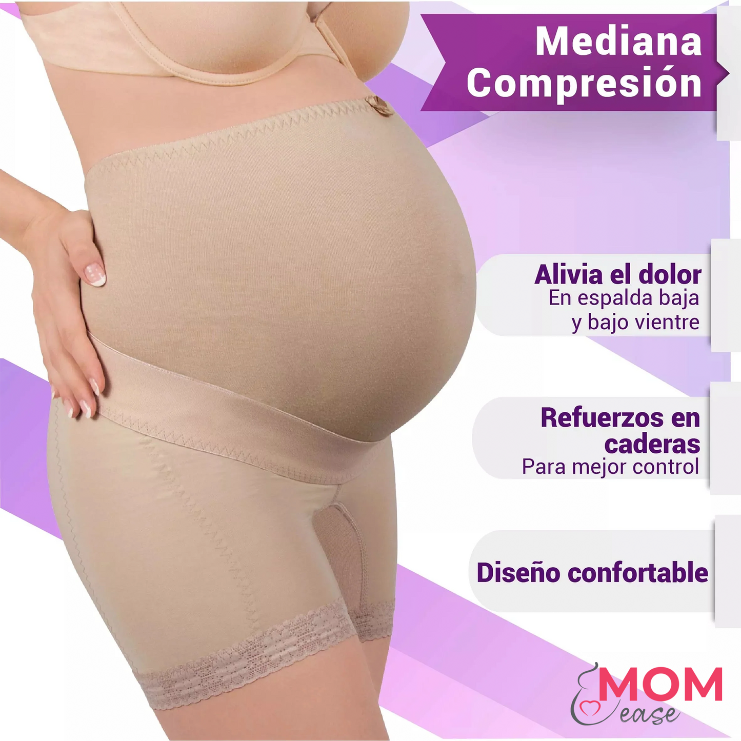 Panty Faja Maternal Ajustable con Algodón